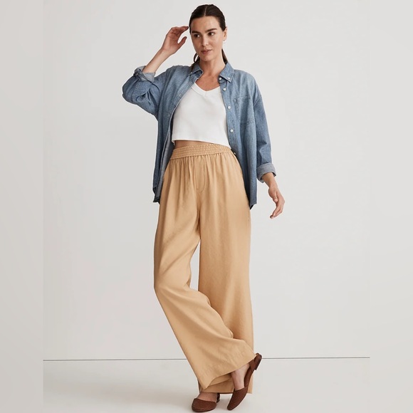 Madewell Pants - MadeWell The Petite Carley Wide-Leg Pant in Softdrape NL895